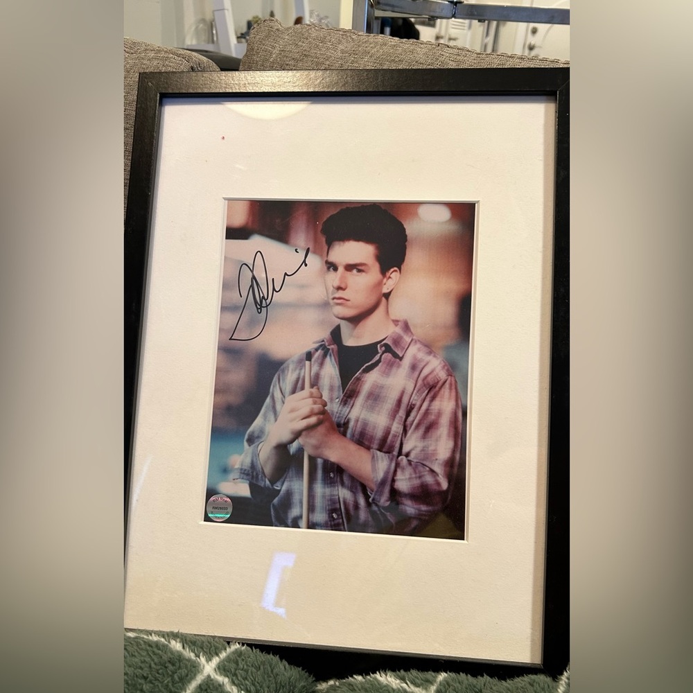 Tom Cruise autograph photo